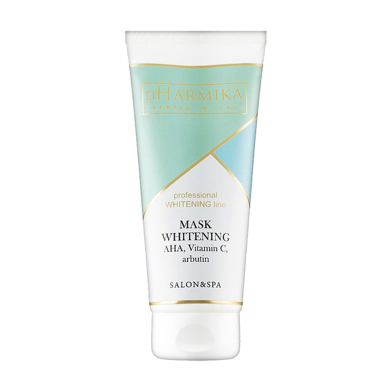 Відбілювальна маска для обличчя pHarmika Mask Whitening AHA Vitamin C Arbutin з вітаміном С, АНА, арбутином, 200 мл